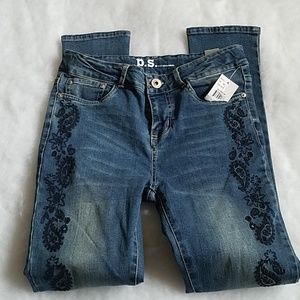 Final $-Blue stitched jeans sz 10